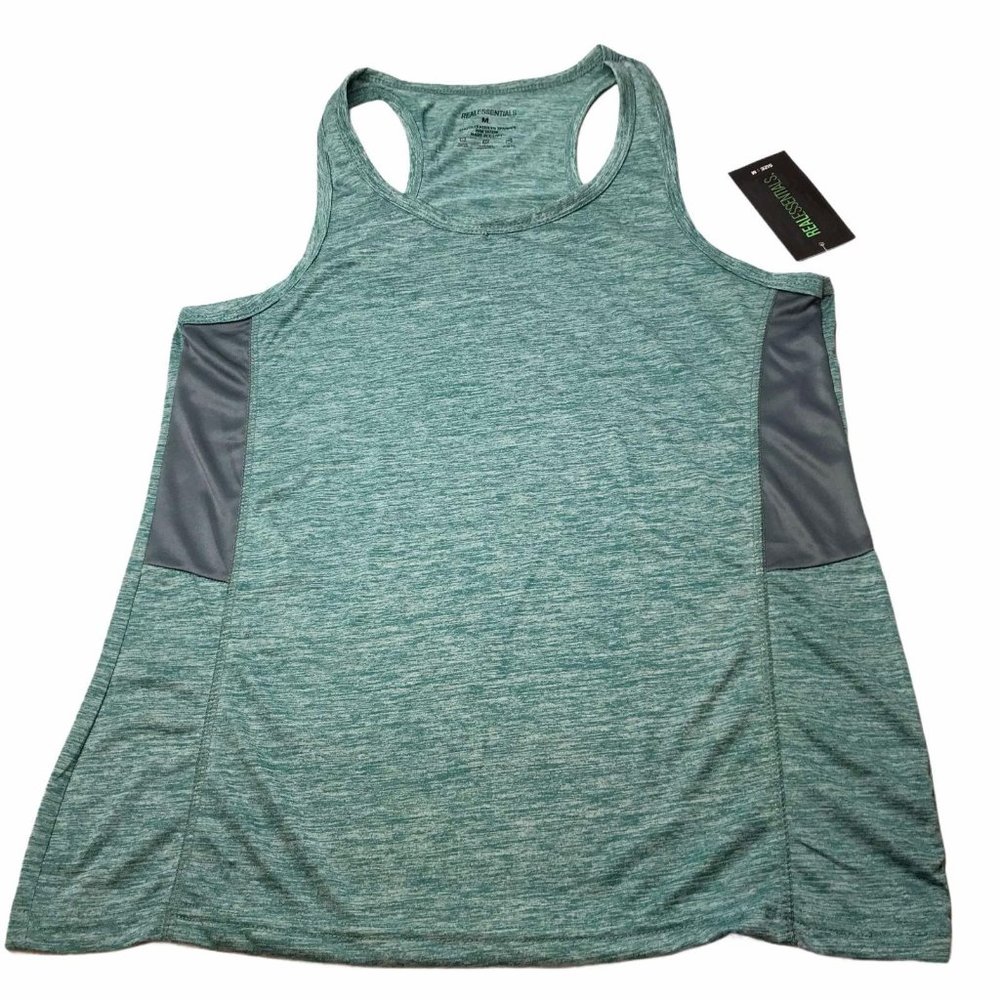 New NWT Real Essentials Athletic Tank Racerback M